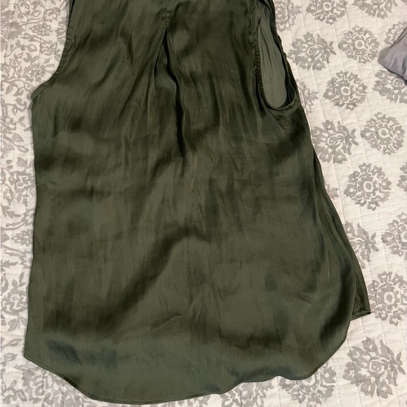 Satin green camisole top - Picture 2 of 3